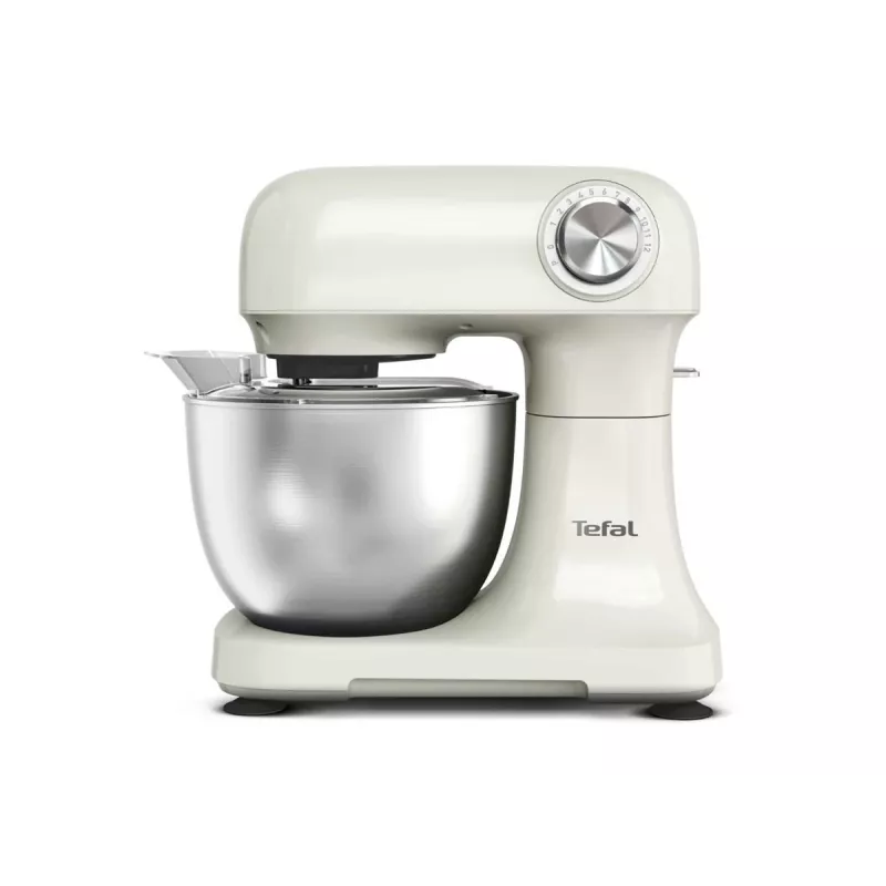 TEFAL QB140AF0 Bake Easy Mikser stojący, 500 W, 12 prędkości, misa 3,5 L, beżowy
