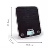 Waga kuchenna TEFAL BC50D2V0 Optiss - Cyfrowa LCD, 5 kg, Czarny