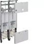 Hager ZK33X3T Kompletne pole licznikowe 1050mm 2 miejsca licznikowe 2 pola rozdzielcze NRW SH MV N-Sachsen