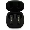 Guess 4G Metal Logo True Wireless Stereo Bluetooth Earbuds z etui ładującym (czarny)