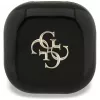 Guess 4G Metal Logo True Wireless Stereo Bluetooth Earbuds z etui ładującym (czarny)