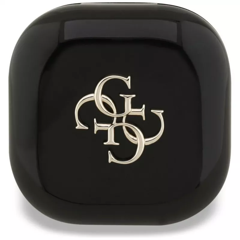 Guess 4G Metal Logo True Wireless Stereo Bluetooth Earbuds z etui ładującym (czarny)