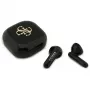Guess 4G Metal Logo True Wireless Stereo Bluetooth Earbuds z etui ładującym (czarny)