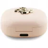 Guess 4G Metal Logo True Wireless Stereo Bluetooth 5.0 Earbuds z etui ładującym - Różowy