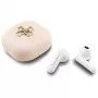 Guess 4G Metal Logo True Wireless Stereo Bluetooth 5.0 Earbuds z etui ładującym - Różowy