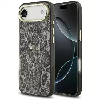 Guess Python Pattern MagSafe Case do iPhone Air - Czarny