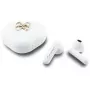 Guess 4G Metal Logo True Wireless Stereo Bluetooth Earbuds z etui ładującym (biały)