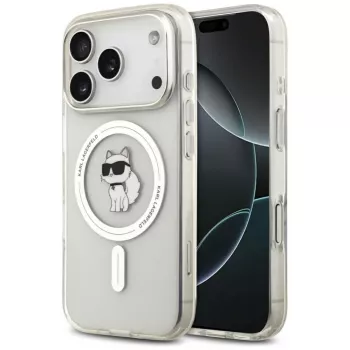 Karl Lagerfeld IML Choupette MagSafe Case do Apple iPhone 17 Pro Max, przezroczysty