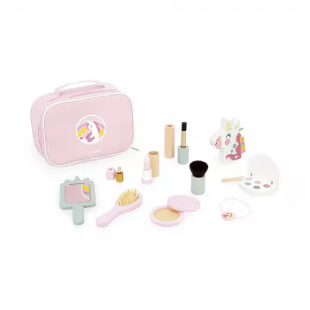 Janod Little Miss Unicorn Zestaw do Zabawy w Piękność z 10 Akcesoriami 3+