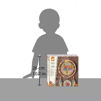 Janod String Art Glowing Dreamcatcher 3D Weaving Kit