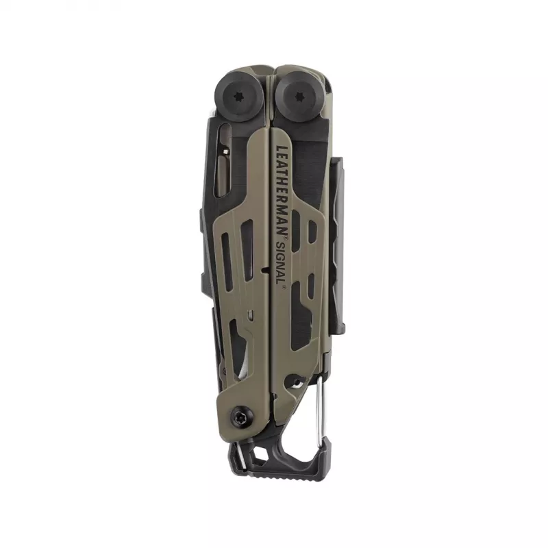 Leatherman SIGNAL Multi-Tool Pliers, 19 Tools, Black and Tan