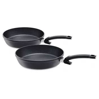 Zestaw patelni Fissler Adamant Comfort 28 cm + 24 cm, nieprzywierające, przystosowane do indukcji, 2-częściowy
