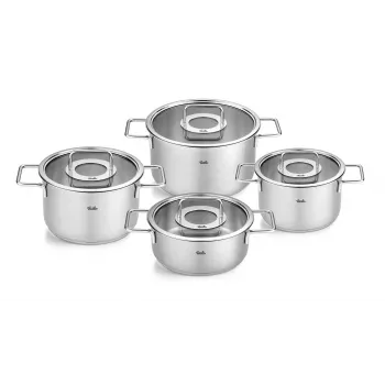 Fissler Pure Collection 4-częściowy zestaw garnków
