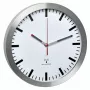 TFA 60.3528.02 Zegar ścienny sterowany radiowo Aluminium 300 mm x 45 mm Cichy mechanizm płynny