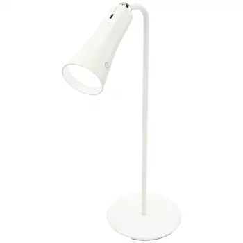 ANSMANN 3in1 LED Table Lamp White - Lampa biurkowa, lampka nocna, power bank, 4000mAh, ściemnialna, sterowanie dotykowe