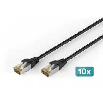 DIGITUS CAT 6A S-FTP Outdoor Patch Cable, Cu, PE, 10 szt.