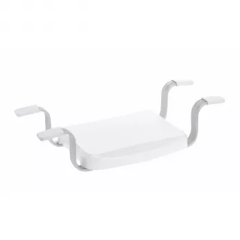 Weinberger Gratia Krzesło Prysznicowe - Taboret z Regulowaną Wysokością, Rama z Aluminium Anodowanego, Siedzisko HDPE, Nośność 150 kg, Certyfikat TÜV/GS