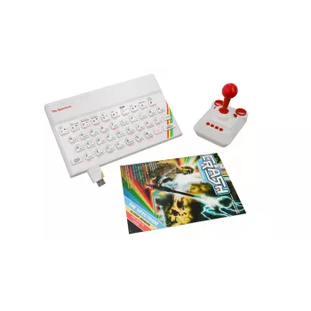 Retro Games The Spectrum White Edition - ZX Spectrum HD Console z Joystickiem i 40+ Pre-ładowanymi Grami