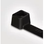 HellermannTyton T25R PA66 Czarna Opaska Kablowa 205mm x 2.5mm 100 szt.