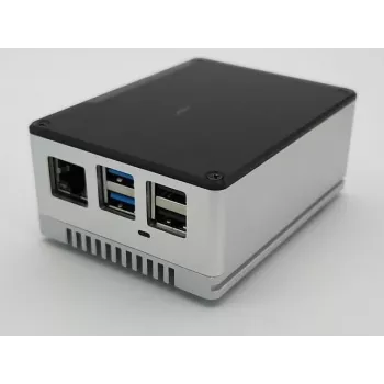 ALLNET Rock Pi Aluminium Case ecoPI PRO LP Silver (RockPi_GH_PROLP_SV)