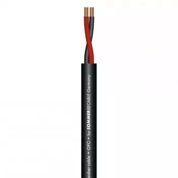 Sommer Cable 425-0051 Meridian Mobile SP225 Przewód głośnikowy 2x2,5 mm² PVC Czarny 7,0 mm