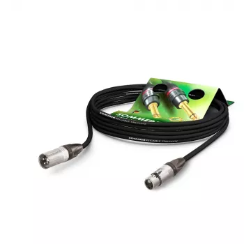 Sommer Cable SC-Primus kabel mikrofonowy, 2 x 0,50 mm², gniazdo XLR 3-pin – wtyk XLR 3-pin, NEUTRIK, czarny, 15 m (PRMFU1500-SW)