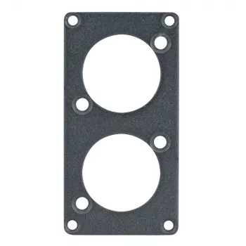Sommer Cable SYPFB1-2D Front Panel - Czarny, 2 wycięcia D-size do systemu SYP-1