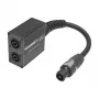 Sommer Cable SPY-N153 Wtyk głośnikowy Adapter audio, prosty, antracyt