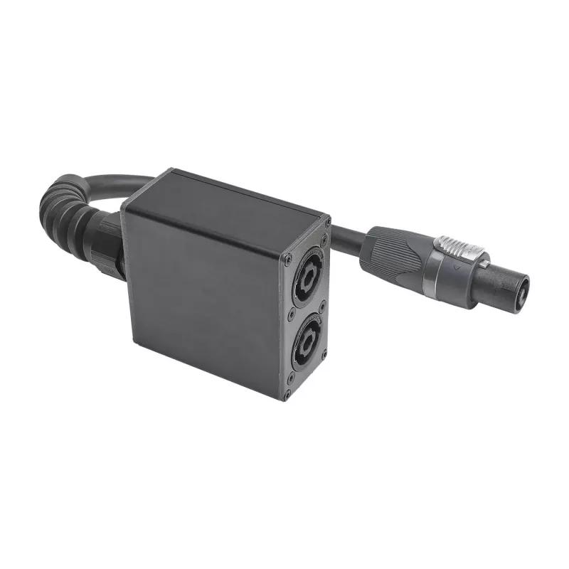 Sommer Cable SPY-N153 Wtyk głośnikowy Adapter audio, prosty, antracyt