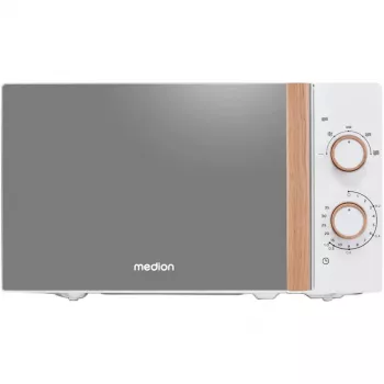 Medion Life MD 10596 kuchenka mikrofalowa Solo, 20 L, 700 W, biała
