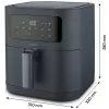 Frytkownica powietrzna MEDION Life MD 11740 E40 XL, szary, 2150 W, kosz 5,2 L