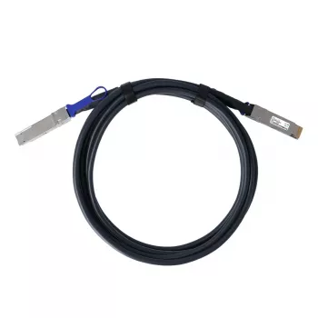 BlueOptics Fortinet FN-CABLE-QSFPDD-DAC-02 Kompatybilny BlueLAN BL292901X2M26 Kabel Miedziany Direct Attach QSFP-DD, 400GBASE-CR4, 26 AWG, 2 Metry