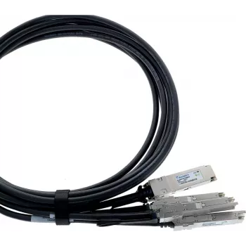 BlueLAN QDD-4ZQ100-CU2M-BL 400G QSFP-DD do 4x100G QSFP56 Breakout DAC Kabel 2m