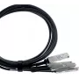 BlueLAN QDD-4ZQ100-CU2M-BL 400G QSFP-DD do 4x100G QSFP56 Breakout DAC Kabel 2m