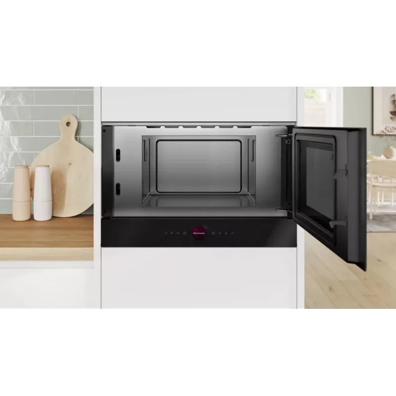 Bosch BFR9221B1 Wbudowana mikrofalówka 21L 900W Stal nierdzewna Seria 8