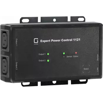 GÜDE 1121-1 EPC 10A 2xC13 1xSen.PortÜSS - Przełączane PDU z pomiarem i monitorowaniem