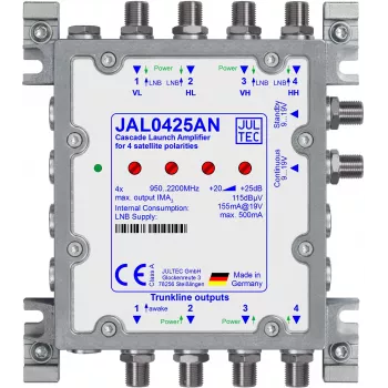 JULTEC JAL0425AN SAT Cascade Booster Amplifier z zasilaczem