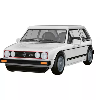 COBI Volkswagen Golf GTI (1976-1983) Biały 1:35 Skala Model Samochodu Odlewanego