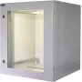 RESISTER 19-Inch Network Cabinet Pro - IP66 do zastosowań zewnętrznych i przemysłowych - Drzwi z wizjerem - 16U - 600x600 mm - Jasnoszary (RAL 7035) (90RR19WV166GG)