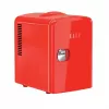 ELLE Home ESDAF101RDEU Mini Lodówka 4L Czerwona