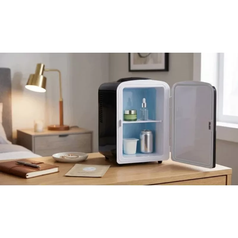 ELLE Home ESDAF101BKEU Mini Lodówka 4L Czarna
