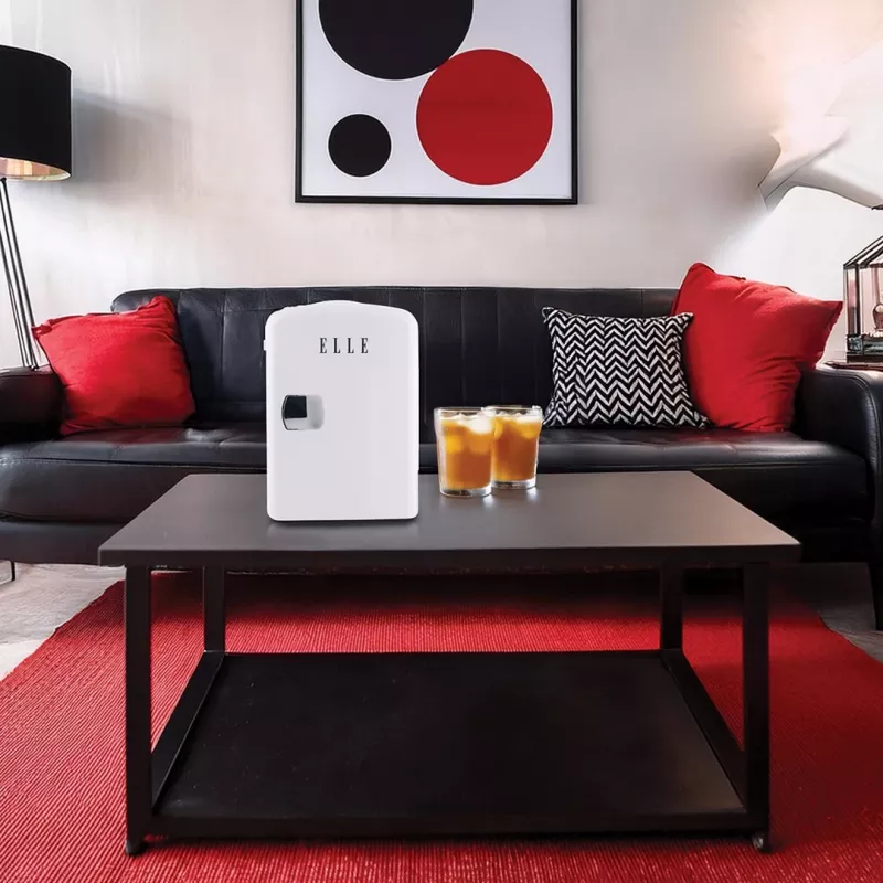 ELLE Home ESDAF101WHEU Mini Lodówka 4L Biała