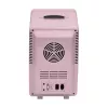 ELLE Home ESDAFX08PUEU Mini lodówka z lusterkiem do makijażu LED 8L fioletowa