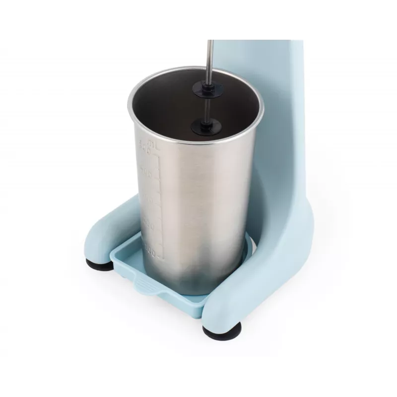 Giles & Posner EK6628GSBLVDE Milkshake Maker 60W 500ml Black/Silver Retro