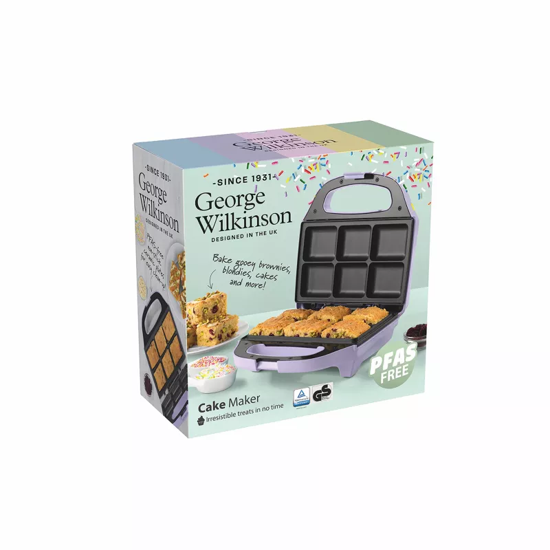 Giles & Posner EK5921GSBLVDE Cake Maker - 700W, 7 babeczek, nieprzywierająca, czarny
