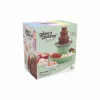 Giles & Posner EK6662GSGRVDE 3-Poziomowa Elektryczna Fontanna Czekoladowa 900g Pojemność 90W Czarny/Srebrny