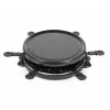 Giles & Posner EK4511GV2VDE Tabletop Raclette Grill 1200 W 8 Persons Black/Silver