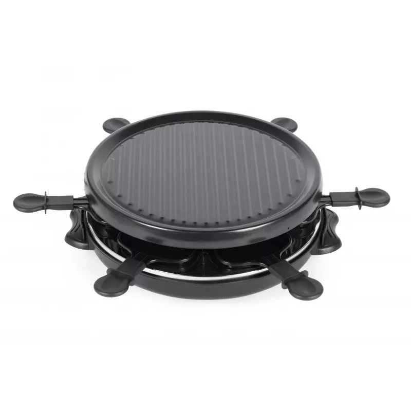 Giles & Posner EK4511GV2VDE Tabletop Raclette Grill 1200 W 8 Persons Black/Silver