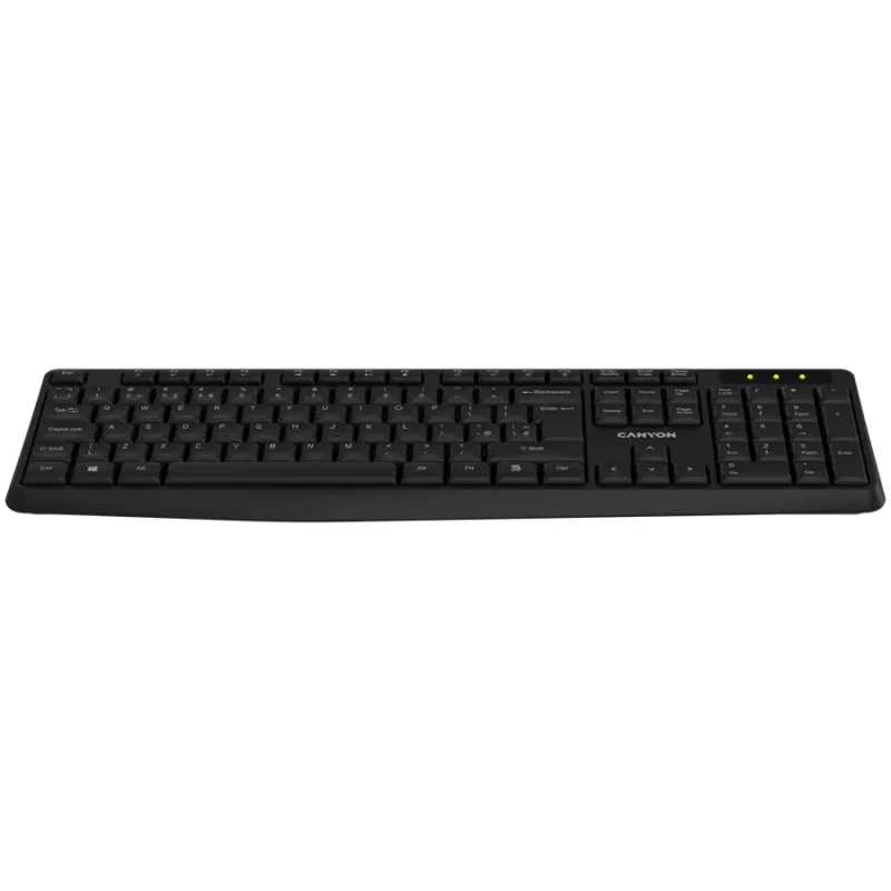 Klawiatura CANYON KB-W01 Wireless Black