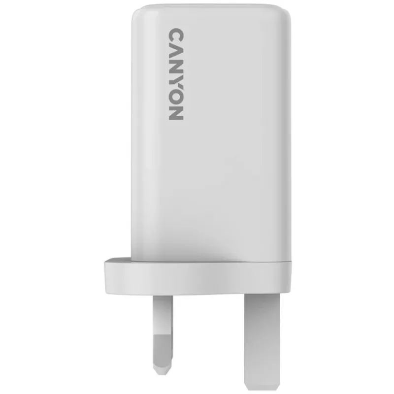 CANYON CU65ACC GaN 65W 2xPD 1xQC UK Biała Ładowarka Ścienna